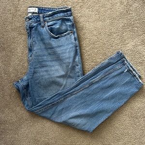 Abercrombie curve love straight leg jeans